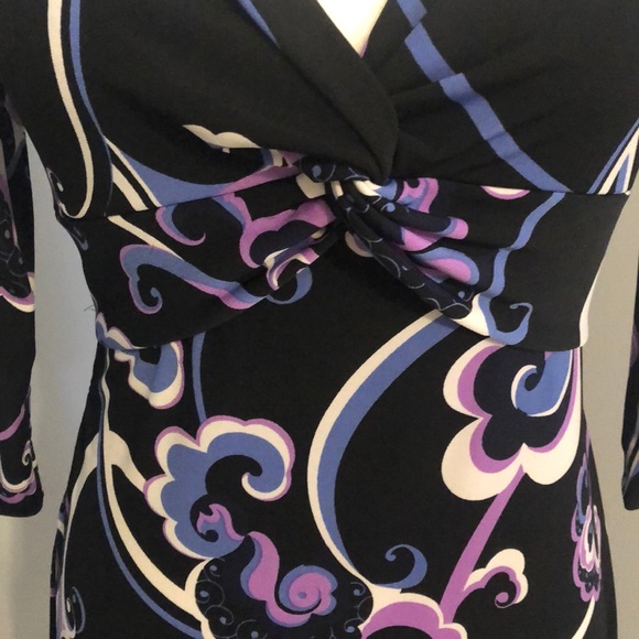 Inc International Concepts V-Neck Swirl Dress Sz S - Picture 4 of 5